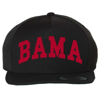Alabama Throwback Design Classic Wool Snapback Cap