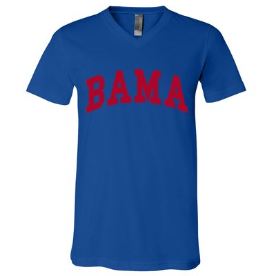 Alabama Throwback Design Classic V-Neck T-Shirt