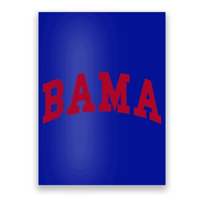 Alabama Throwback Design Classic Poster