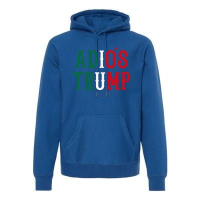 Adios Trump Democrat 2024 Election Premium Hoodie