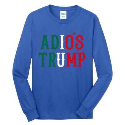 Adios Trump Democrat 2024 Election Tall Long Sleeve T-Shirt