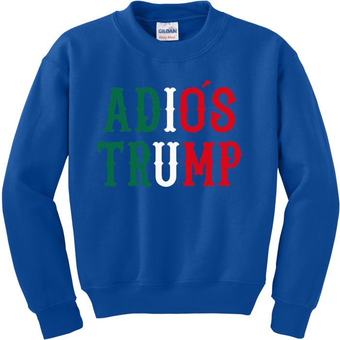 Adios Trump Democrat 2024 Election Kids Sweatshirt