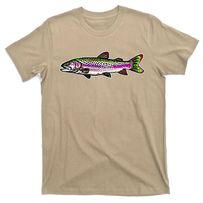 Abstract Trout Design Fly Fishing Trout Fisherman T-Shirt