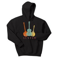 Austin Texas Distressed Music Kids Hoodie