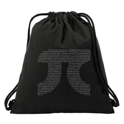 All The Digits Pi Day Pi Day All Sizes Drawstring Bag