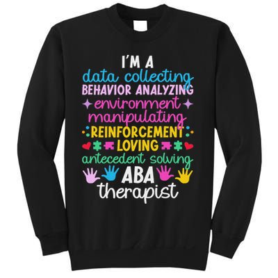 Aba Therapist Definition Applied Behavior Analysis Sweatshirt