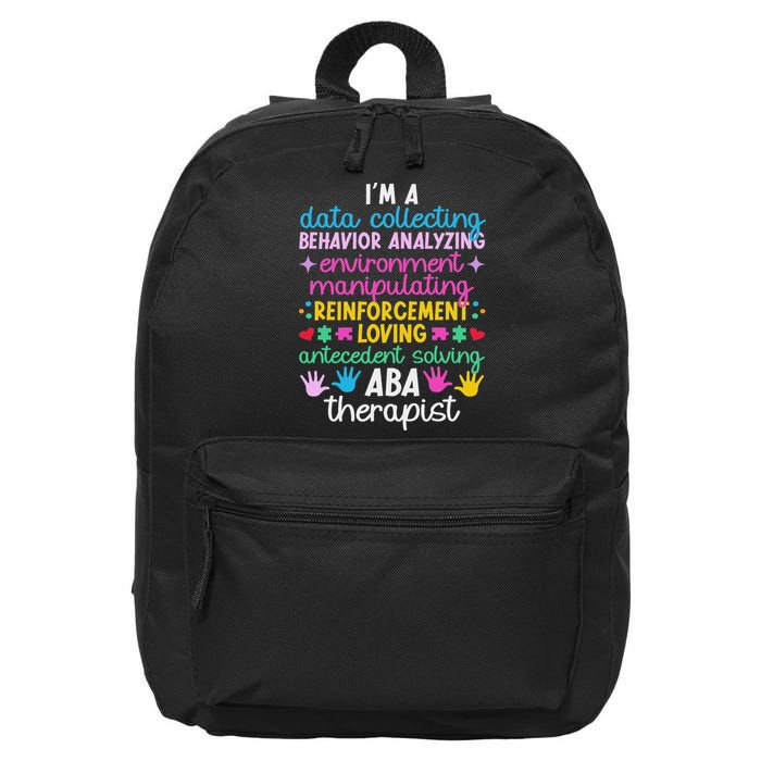 Aba Therapist Definition Applied Behavior Analysis 16 in Basic Backpack