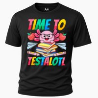 Axolotl Test Day Teacher Time To Testalotl Testing Day Women  Cooling Performance Crew T-Shirt