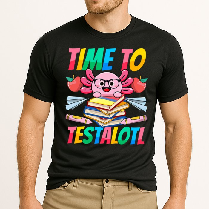 Axolotl Test Day Teacher Time To Testalotl Testing Day Women  Cooling Performance Crew T-Shirt
