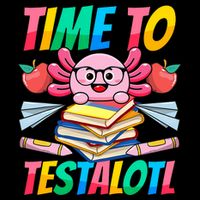 Axolotl Test Day Teacher Time To Testalotl Testing Day Women  Impact Tech Backpack