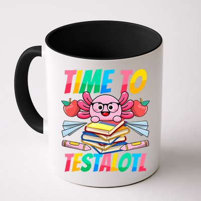 Axolotl Test Day Teacher Time To Testalotl Testing Day Women  Mug