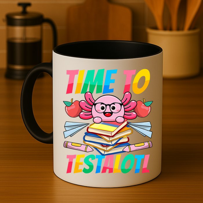 Axolotl Test Day Teacher Time To Testalotl Testing Day Women  Mug