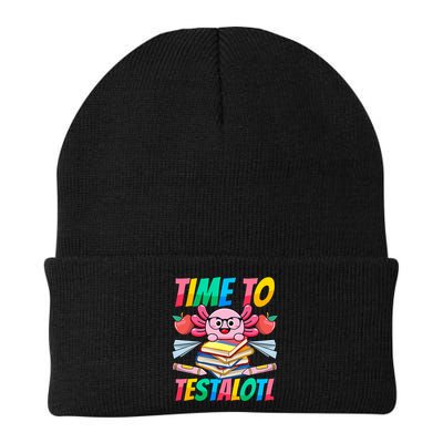 Axolotl Test Day Teacher Time To Testalotl Testing Day Women  Beanie