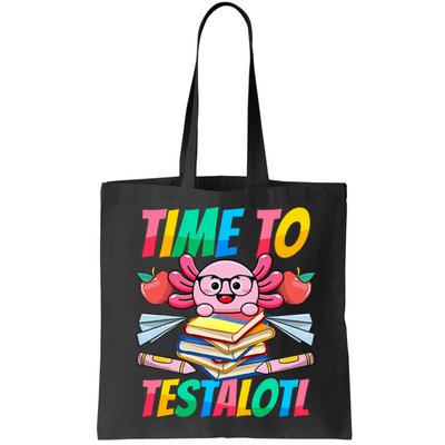 Axolotl Test Day Teacher Time To Testalotl Testing Day Women  Bag