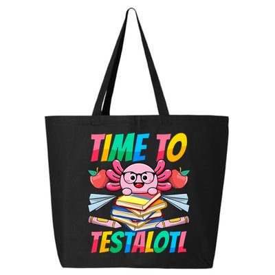 Axolotl Test Day Teacher Time To Testalotl Testing Day Women  25L Jumbo Tote