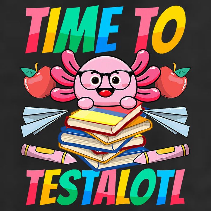 Axolotl Test Day Teacher Time To Testalotl Testing Day Women  25L Jumbo Tote