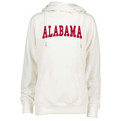 Alabama Throwback Design Classic Womens Funnel Neck Pullover Hood