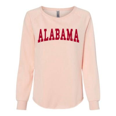 Alabama Throwback Design Classic Womens California Wash Sweatshirt