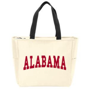 Alabama Throwback Design Classic Zip Tote Bag