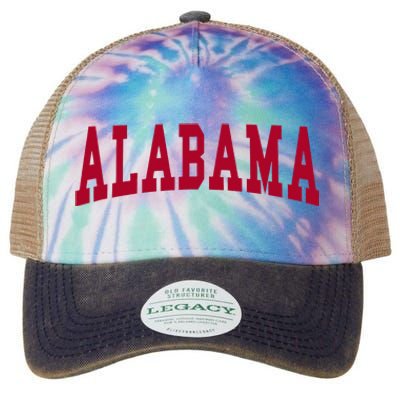 Alabama Throwback Design Classic Legacy Tie Dye Trucker Hat