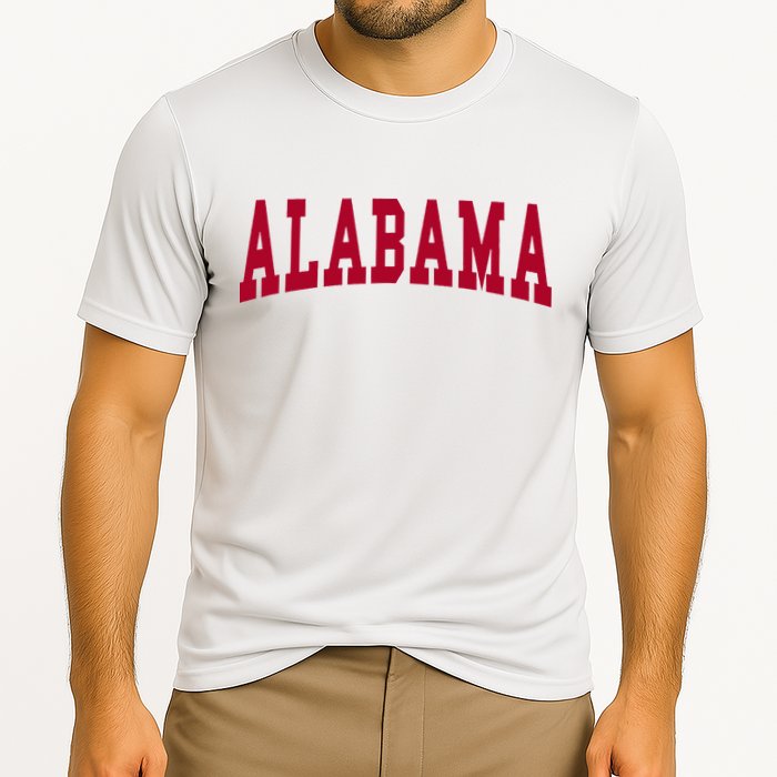 Alabama Throwback Design Classic Cooling Performance Crew T-Shirt