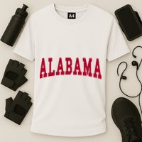 Alabama Throwback Design Classic Cooling Performance Crew T-Shirt