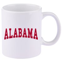 Alabama Throwback Design Classic 11oz C Handle Ceramic Mug