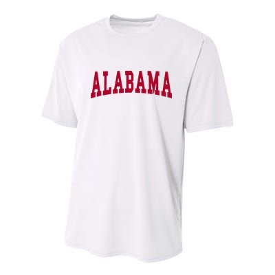 Alabama Throwback Design Classic Youth Performance Sprint T-Shirt