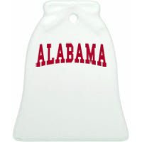 Alabama Throwback Design Classic Ceramic Bell Ornament