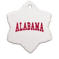 Alabama Throwback Design Classic Ceramic Star Ornament