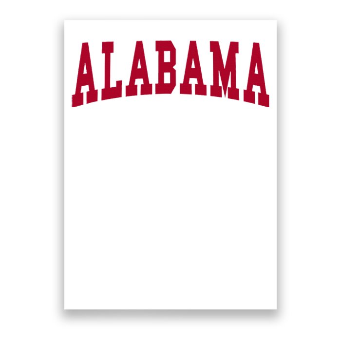 Alabama Throwback Design Classic Poster