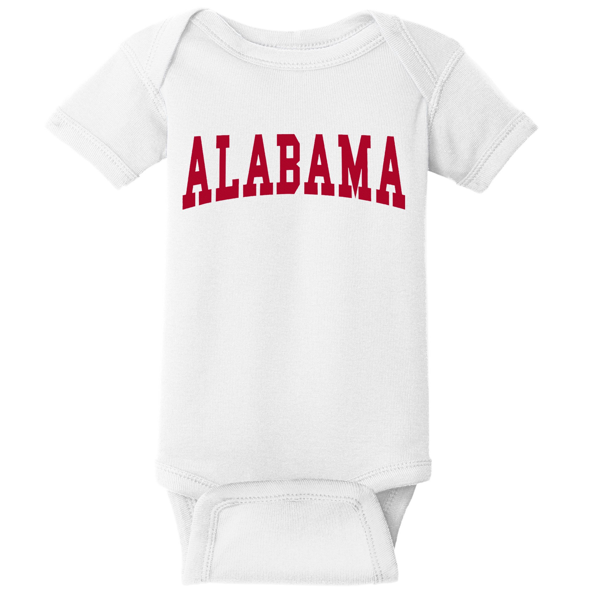 Alabama Throwback Design Classic Baby Bodysuit