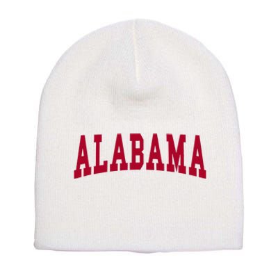 Alabama Throwback Design Classic Short Acrylic Beanie