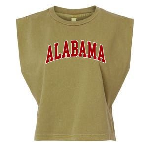 Alabama Throwback Design Classic Garment-Dyed Women's Muscle Tee