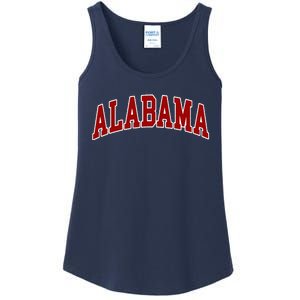 Alabama Throwback Design Classic Ladies Essential Tank