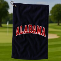Alabama Throwback Design Classic Golf Towel