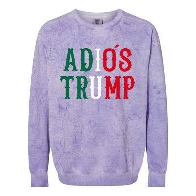 Adios Trump Democrat 2020 Election Mexico Colorblast Crewneck Sweatshirt