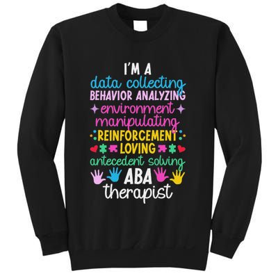 Aba Therapist Definition Applied Behavior Analysis Sweatshirt