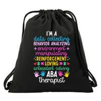 Aba Therapist Definition Applied Behavior Analysis Drawstring Bag
