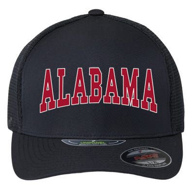 Alabama Throwback Design Classic Flexfit Unipanel Trucker Cap