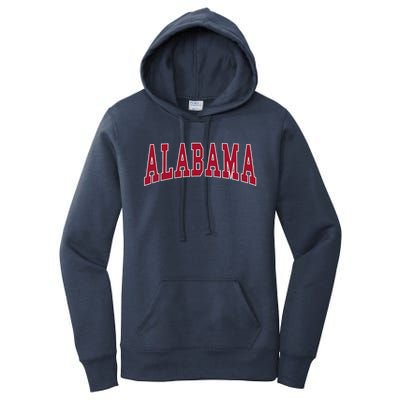 Alabama Throwback Design Classic Women's Pullover Hoodie