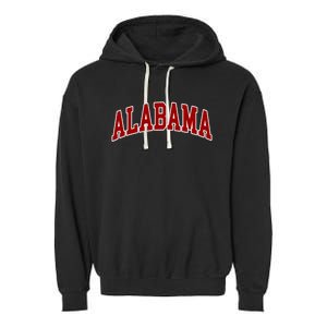 Alabama Throwback Design Classic Garment-Dyed Fleece Hoodie