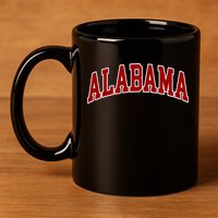 Alabama Throwback Design Classic 11oz C Handle Ceramic Mug
