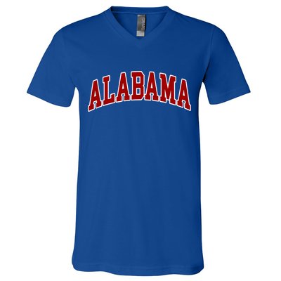 Alabama Throwback Design Classic V-Neck T-Shirt