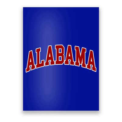 Alabama Throwback Design Classic Poster