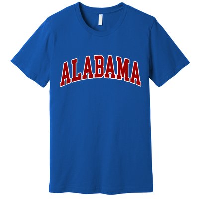 Alabama Throwback Design Classic Premium T-Shirt