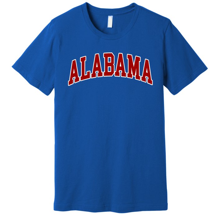 Alabama Throwback Design Classic Premium T-Shirt