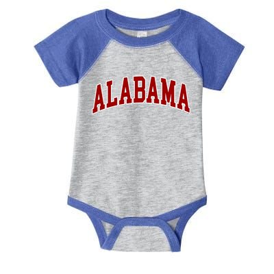 Alabama Throwback Design Classic Infant Baby Jersey Bodysuit