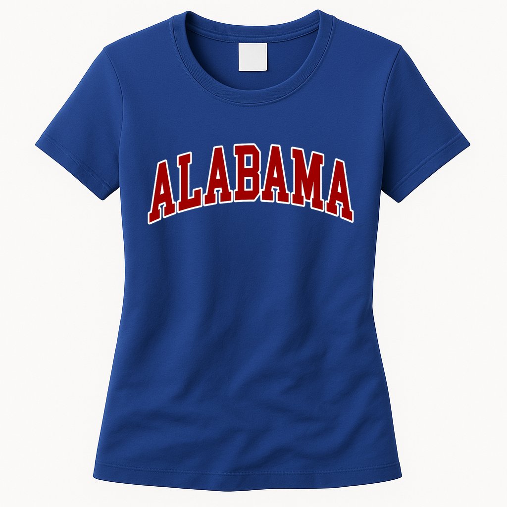Alabama Throwback Design Classic Womens T-Shirt