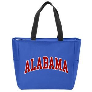 Alabama Throwback Design Classic Zip Tote Bag